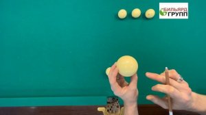 Резка прицельного(чужого) шара в бильярде