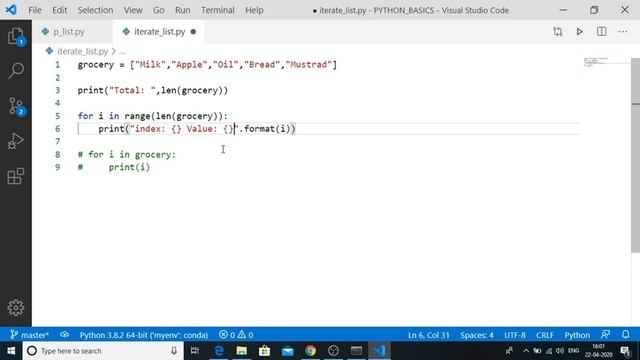 #3 List in Python смотреть онлайн