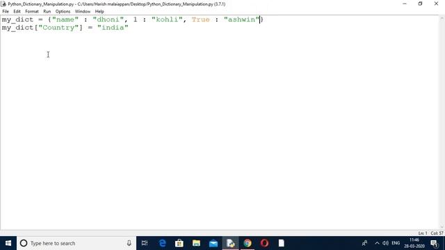 Python Data Type Manipulation - Tutoring 3 - Dictionary смотреть онлайн