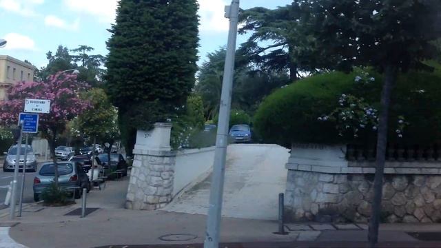 Nice НИЦЦА .МАРШРУТ АВТОБУСА N 15 ЕДЕМ В МУЗЕЙ МАТИССА смотреть онлайн