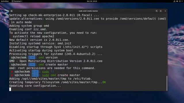 Installing Checkmk 2.0.0i on Ubuntu 20.04 смотреть онлайн