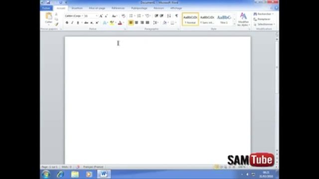 apprendre word 2010 - (01) Créer et ouvrir un document смотреть онлайн