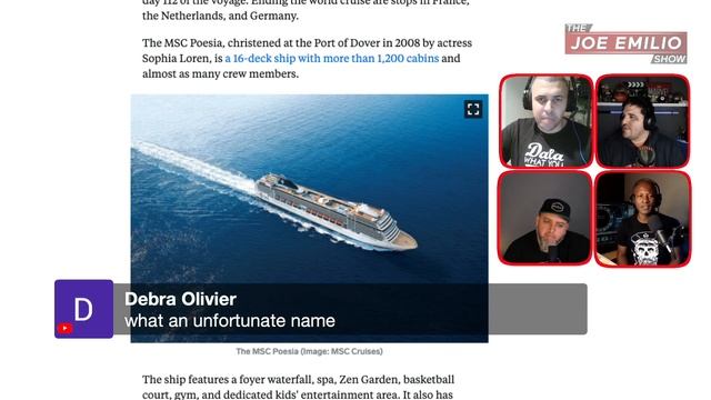 ? The MSC POESia sets SAIL смотреть онлайн