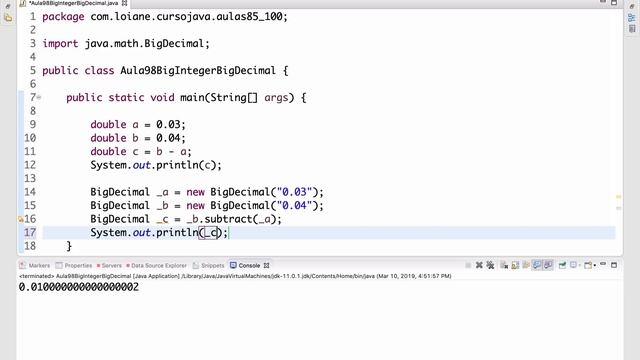 Curso de Java #98: Trabalhando com BigDecimal e BigInteger смотреть онлайн