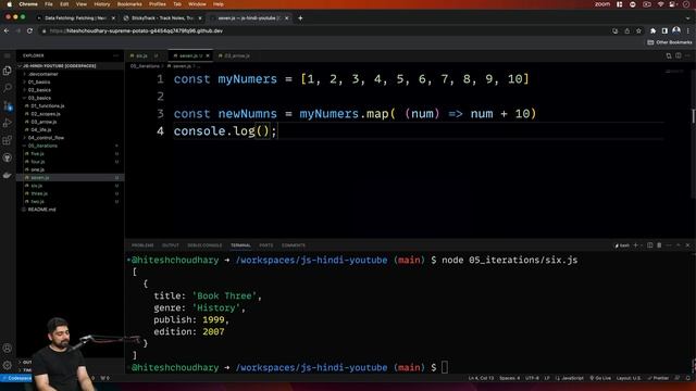 Filter map and reduce in javascript | chai aur #javascript смотреть онлайн