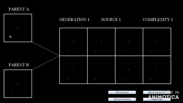 Evolutionary Model on Java - Natural Selection | Part One - Demonstration смотреть онлайн