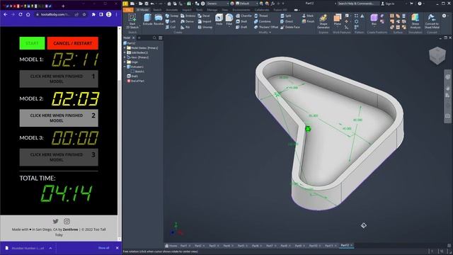 Autodesk Inventor 2024 TTT JUNE CAD Speed Modeling Challenge смотреть онлайн