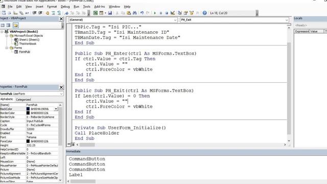 Membuat Placeholder Text Pada TextBox di UserForm VBA Excel смотреть онлайн
