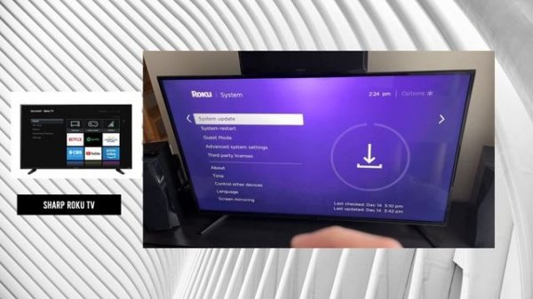 Sharp TV: How to Update