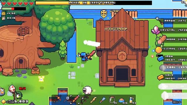 Forager Gameplay Walkthrough - Episode 31 - All Skeleton Biome Islands! Best Gear! (Beta 6) смотреть онлайн