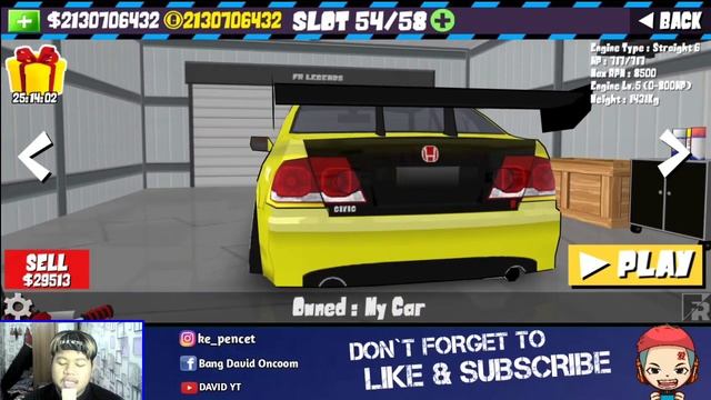 LIVERY HONDA CIVIC FD MUGEN TERBARU 2021 | FR LEGENDS