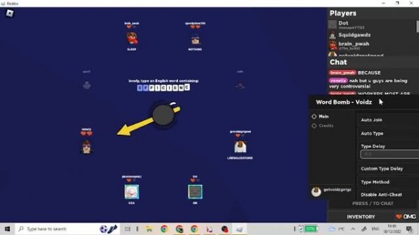 Roblox WORD BOMB Script *PASTEBIN*