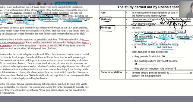Cambridge 17 - IELTS reading answer explanations - Bats to the rescue (7-13 questions) #ielts смотреть онлайн