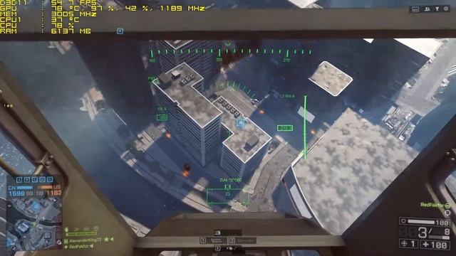 BATTLEFIELD 4 FX6300 + GTX 760 Тест смотреть онлайн