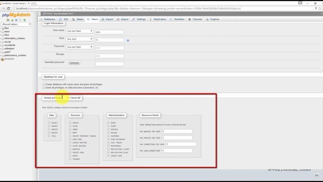 6 MySQL Creating a New User смотреть онлайн