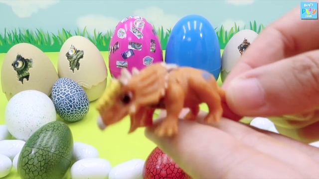 50 Dinosaur Egg Hatching - Jurassic World, Walking Dino, Transformer Egg 공룡알 부화 смотреть онлайн