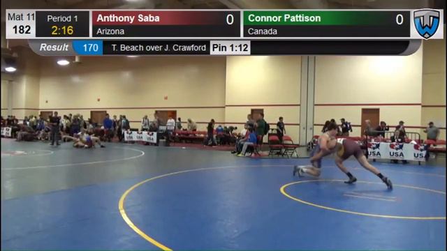 278 Men 182 Anthony Saba Arizona vs Connor Pattison Canada 4759867104 смотреть онлайн