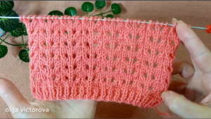 АЖУРНЫЙ УЗОР СПИЦАМИ 25 Вязание Узоры спицами