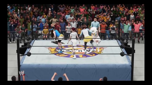 Lillie vs. Rosa vs. Chloe vs. Korrina vs. May in Extreme Rules Elimination Match смотреть онлайн