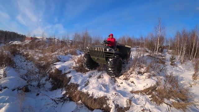 САМЫЙ БЫСТРЫЙ, МОЩНЫЙ ВЕЗДЕХОД С ЯПОНСКИМ ДВИГАТЕЛЕМ 109 СИЛ!КАРАКАТ БАЙКАЛ 4Х4! смотреть онлайн
