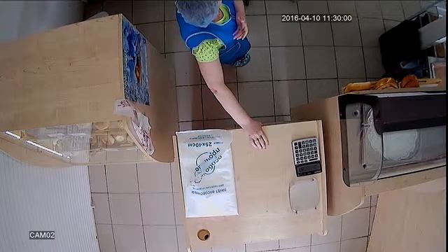 Видеонаблюдение за кассой с камеры 1.3Mpx AHD. смотреть онлайн