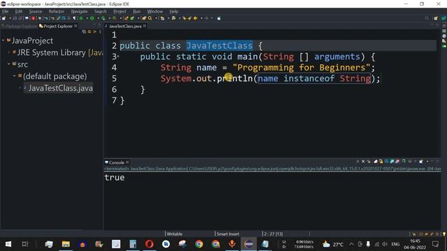 Java Tutorial #25 - instanceof Operator in Java Programming смотреть онлайн