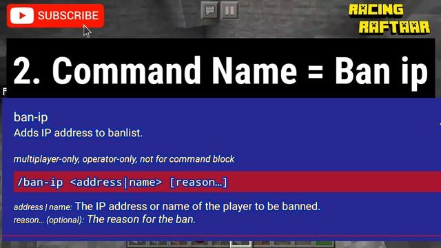 PART - 2 | How To Use Ban , Ban ip , Ban List , Clear , Give Commands in Minecraft in Hindi смотреть онлайн