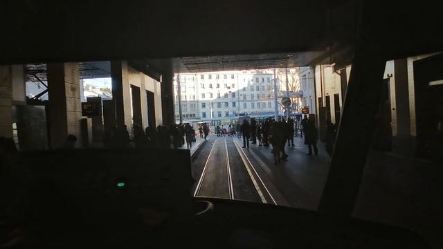 [Tram Cab Ride] Ligne 18 Du Tramway De Genève / CERN ➡ Lancy-Bachet-Gare
