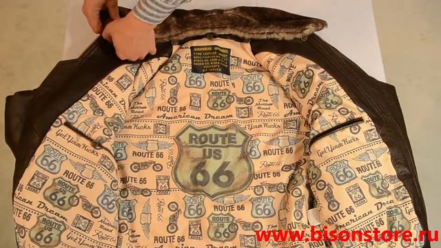 Куртка кожанная Route 66 ARIZONA смотреть онлайн