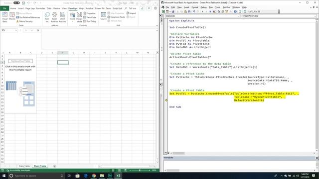 Working With Pivot Tables In VBA | Part One смотреть онлайн