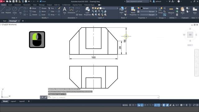 AutoCAD 2023 Practice #6 смотреть онлайн