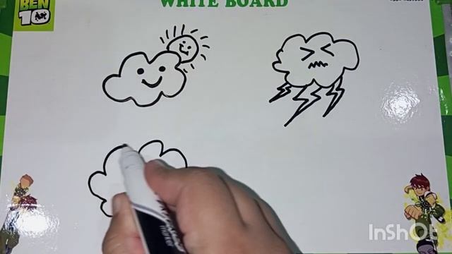 How To Draw Different Cloud's Mood ☁️Drawing Tutorial #drawing #art #kids #easydrawing #kidsdrawing смотреть онлайн