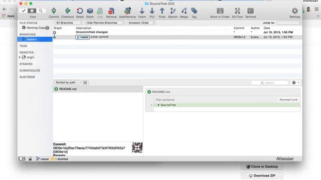 SourceTree + Github смотреть онлайн