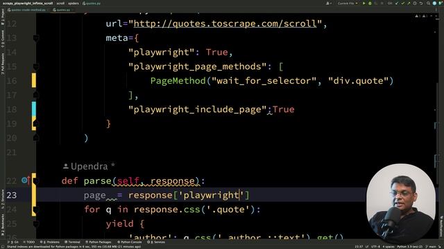 Infinite Scroll with Scrapy Playwright смотреть онлайн