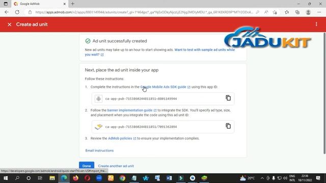 How to Integrate Admob Ads in android studio part 1 Class 44 смотреть онлайн