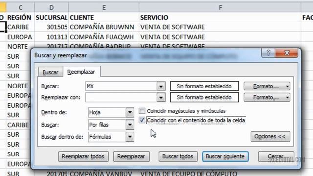 Cómo reemplazar texto en Excel смотреть онлайн