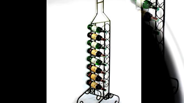 Напольная подставка для бутылок из металла стойка с бутылками вина железная смотреть онлайн