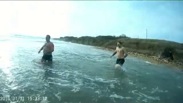 Керченские Моржи на 7 ветра- Крепость Керчь ( 31.01.16 ) смотреть онлайн