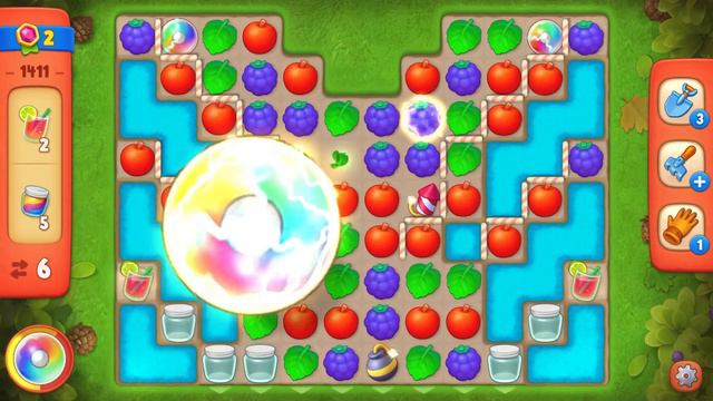 Gardenscapes Playrix 1411 Level