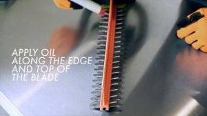 Смазка лезвий беспроводного кустореза RYOBI