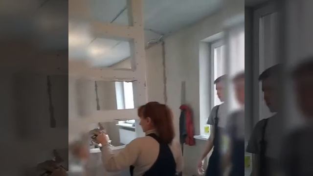 Ремонт салона красоты. Минск. Команда sdelai.by в деле?? смотреть онлайн