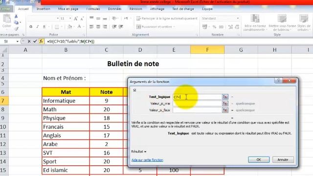 formation excel darija #fonction Si смотреть онлайн