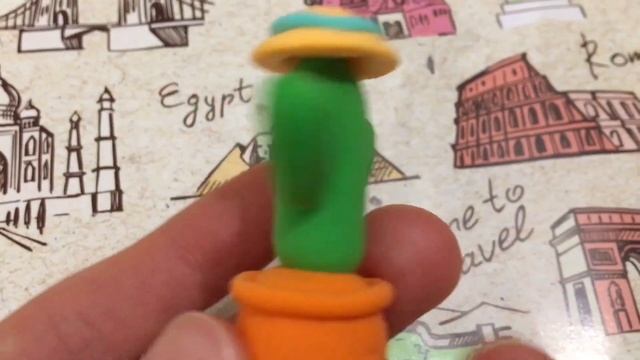 DIY милый кактус в горшочке своими руками!! Летние DIY на Alisa Channel!????☀️ смотреть онлайн