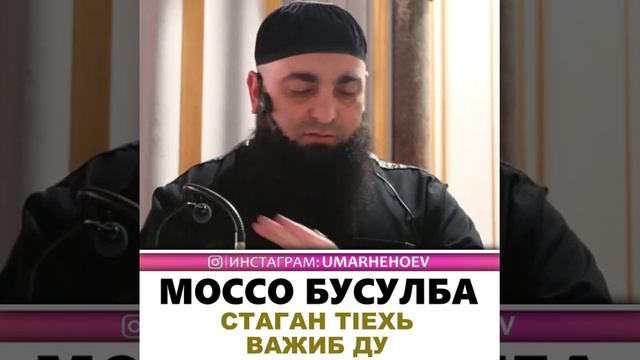УМАР ХЕХОЕВ МОССО БУСУЛБА СТАГАН Т1ЕХЬ ВАЖИБ ДУ ХЬЕХАМ смотреть онлайн