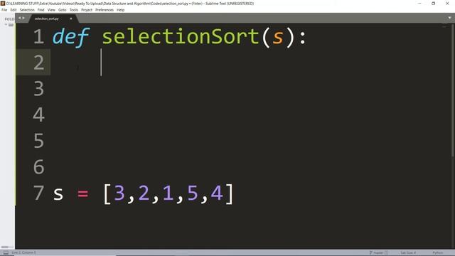 Selection Sort Algorithm | #6 Data structure and Algorithms in python | Hindi tutorial | 2020 смотреть онлайн