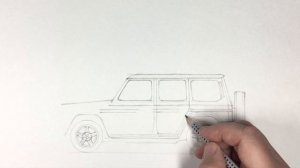 Как нарисовать Гелендваген Мерседес | How to draw Mercedes - Benz G - class