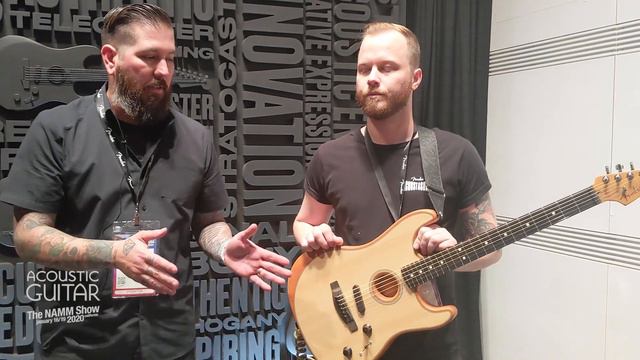 Fender Debuts the American Acoustasonic Stratocaster at Winter NAMM 2020 смотреть онлайн