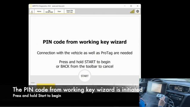 2020 KIA Sportage Extracting PIN from a working key using AVDI and ZN003 PROTAG Programmer смотреть онлайн