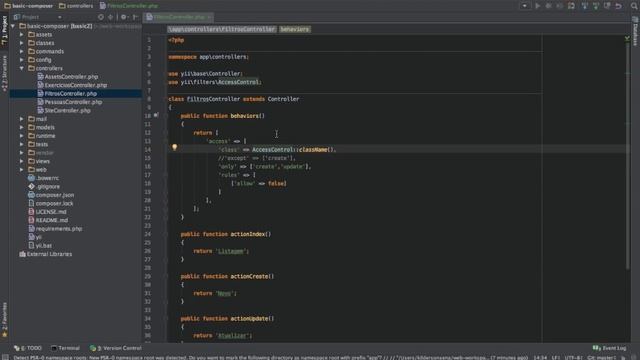 #14 Yii2 - Filters смотреть онлайн