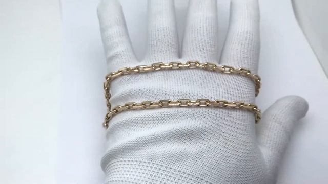 Цепь якорного плетения из золота смотреть онлайн